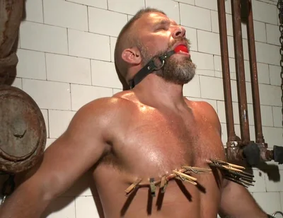 Muscled Hunk Dirk Caber Relentlessly Tormented
