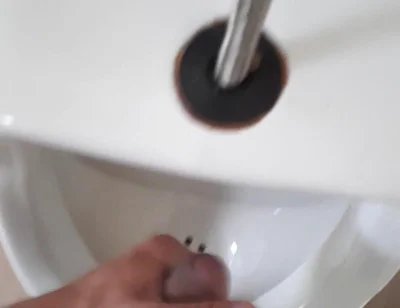 I Jerk off in a Public Bathroom, I Cum and I Swallow My Cum