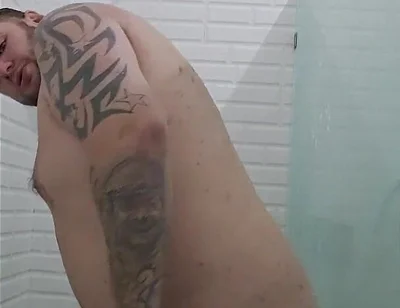 Jimbob Soapy Shower Dildo Riding