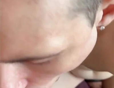 Curious Technician Comes Back on His Break for Blowjob, Fingering and Rimming Fun