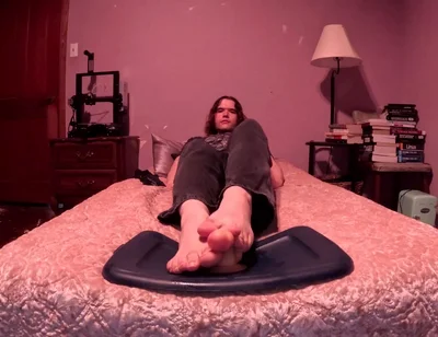 I Give My Dildo a Footjob