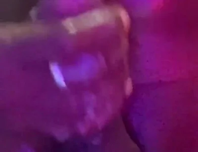Stroking My Big Black Cock Massive Cumshot