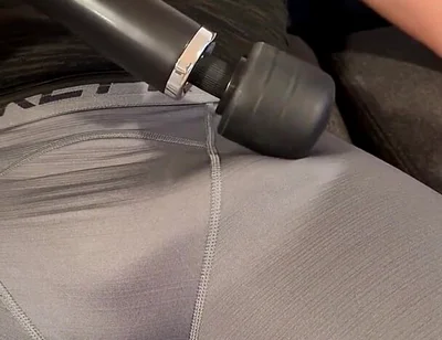 Guess What Daddy Dreaming About When His Cock Hardens Under the Vibration From Massage Machine and Makes It Cum - John Delove