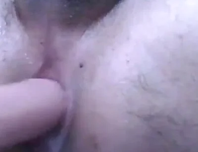 White socks Latino gaps his hole for his master