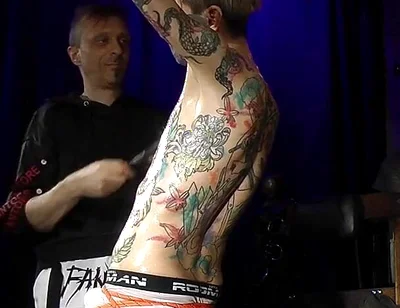 Nicky Oil and Feet Tickling